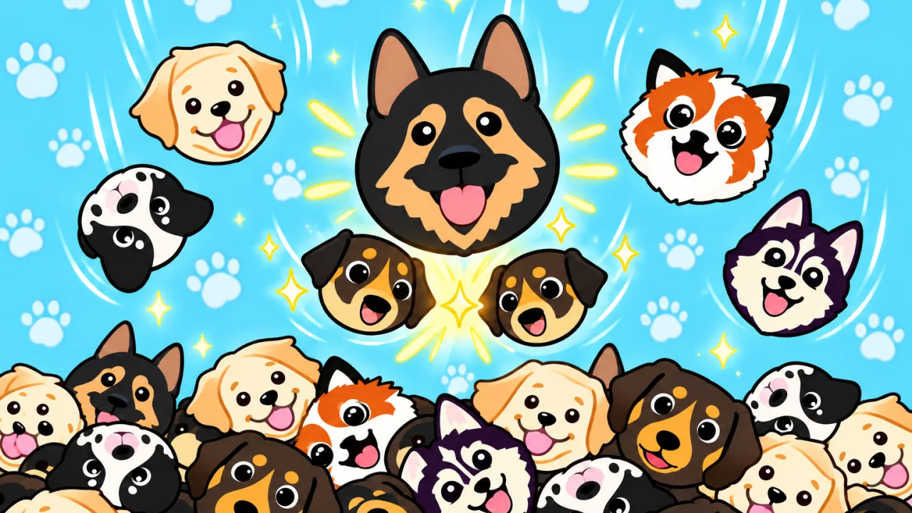Falling Dogs: Merge Puppies