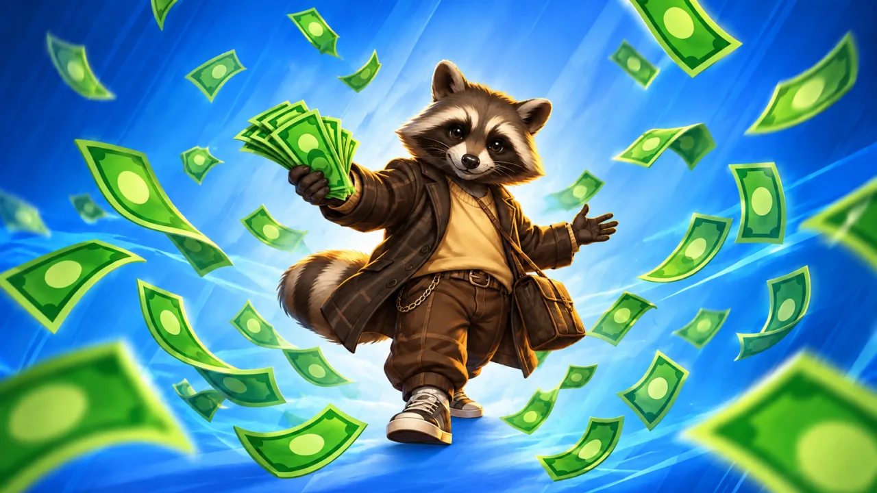 Raccoon Hustler: The Hamster Is Left Behind